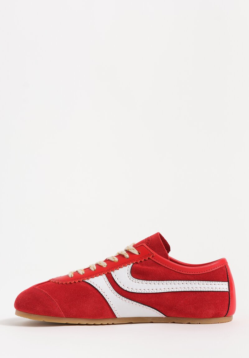 Dries Van Noten Suede & Leather Trim Sneakers