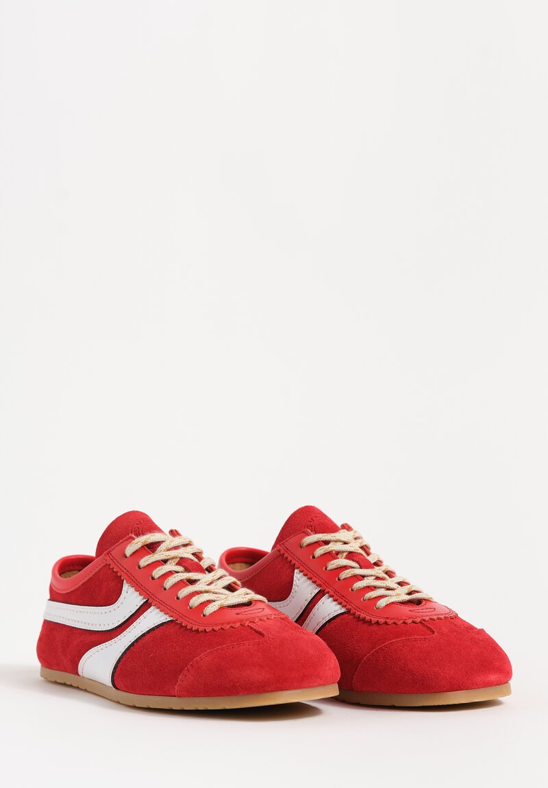 Dries Van Noten Suede & Leather Trim Sneakers