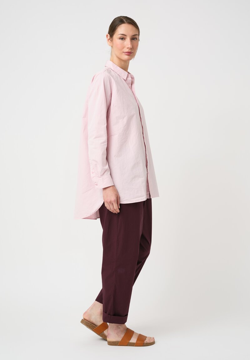 Casey Casey Washed Paper Cotton Clothilde Shirt in Pink