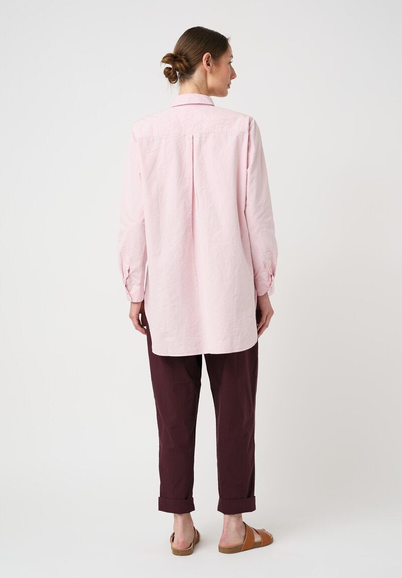 Casey Casey Washed Paper Cotton Clothilde Shirt in Pink