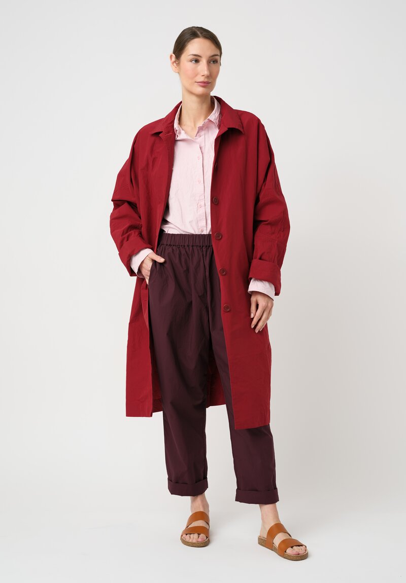 Casey Casey Washed Paper Cotton Waga Shirt in Pink