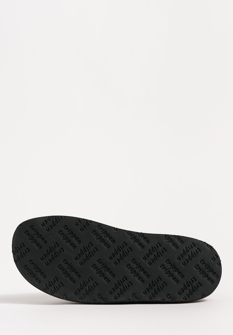 Trippen Waxed Leather Slingback Safeguard Sandals