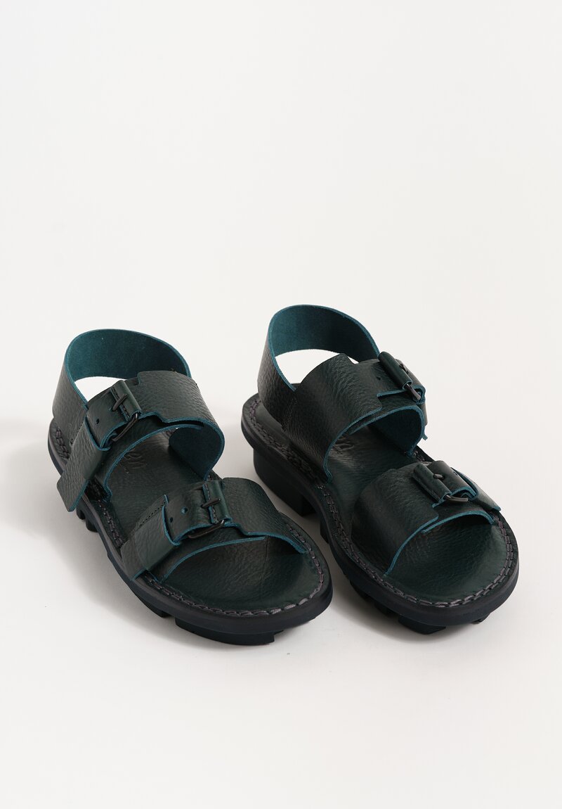 Trippen Waxed Leather Buckled Review Sandal