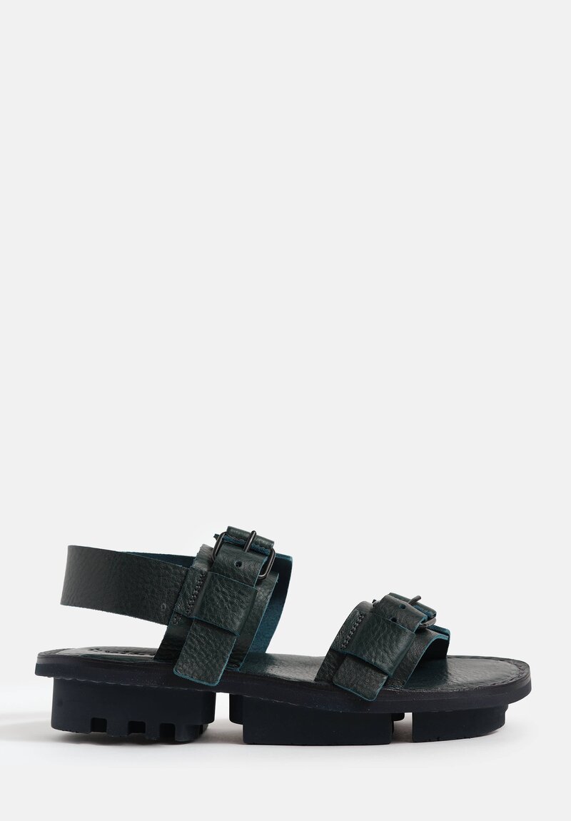 Trippen Waxed Leather Buckled Review Sandal