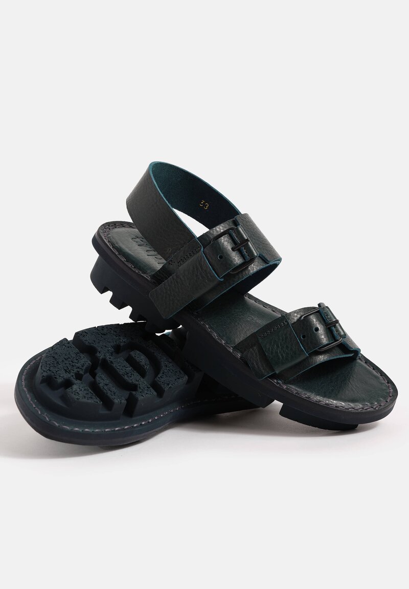 Trippen Waxed Leather Buckled Review Sandal