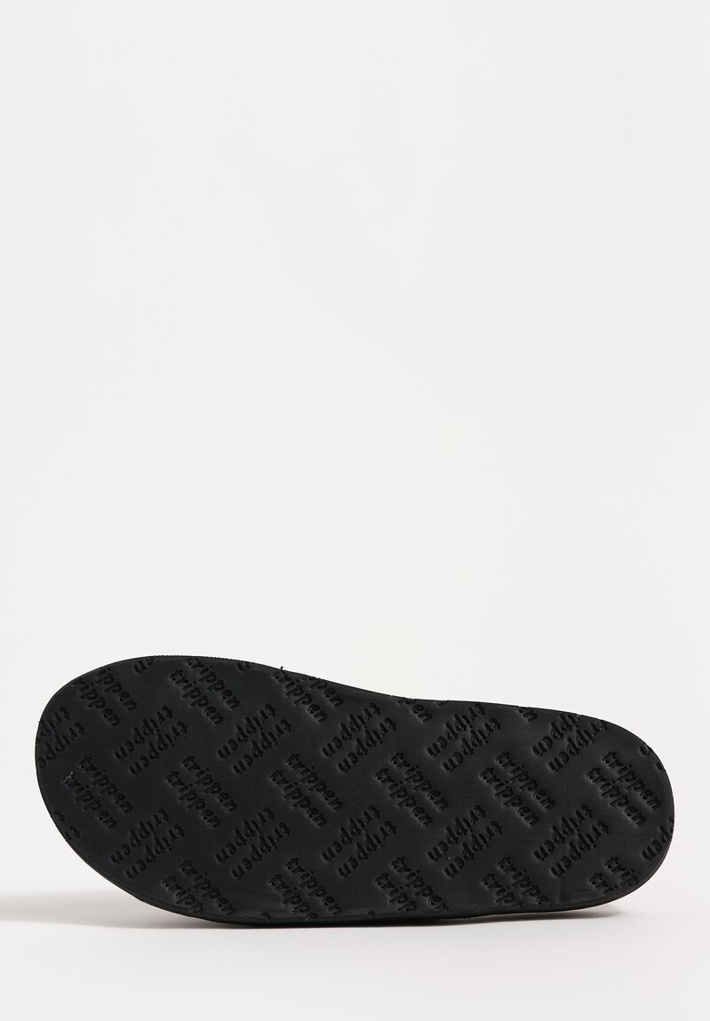 Trippen Metallic Leather Multi Strap Knotty Sandals