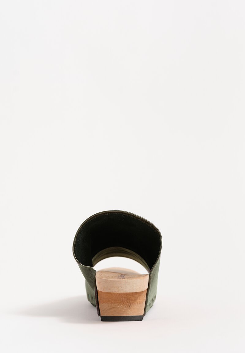 Trippen Metallic Leather Heeled Gush Sandals