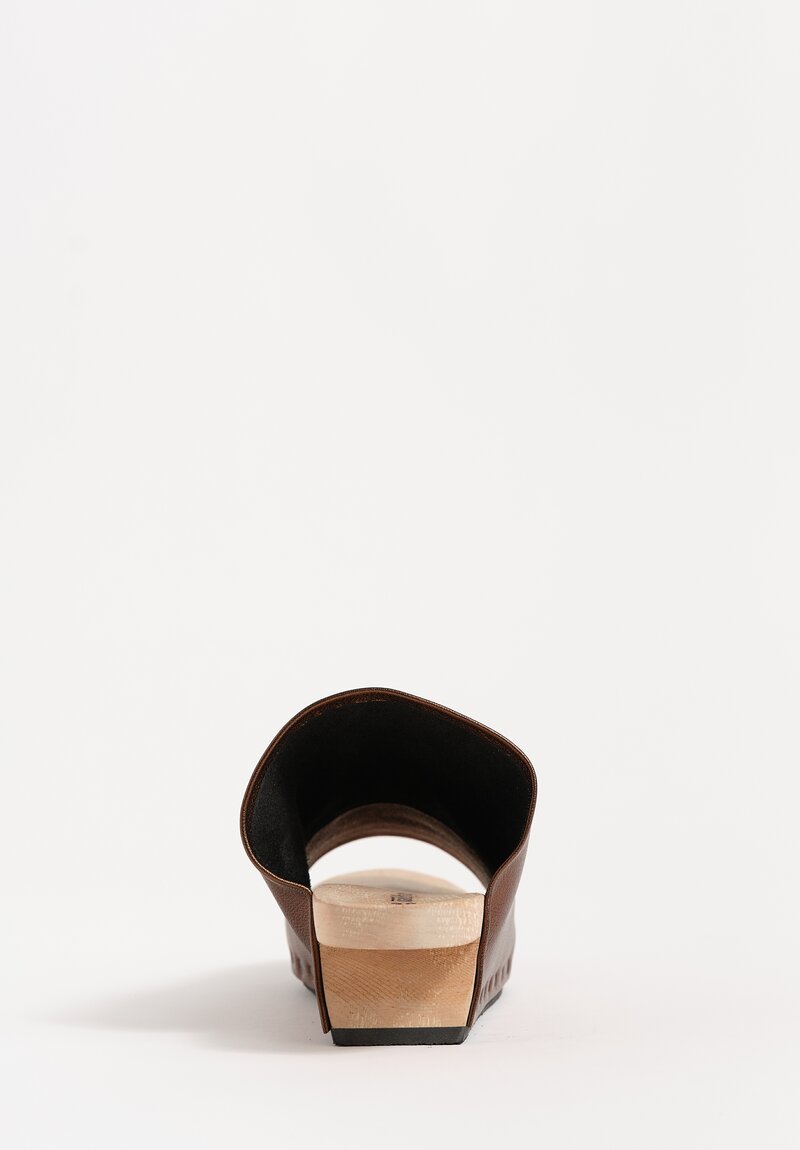 Trippen Metallic Leather Heeled Gush Sandals