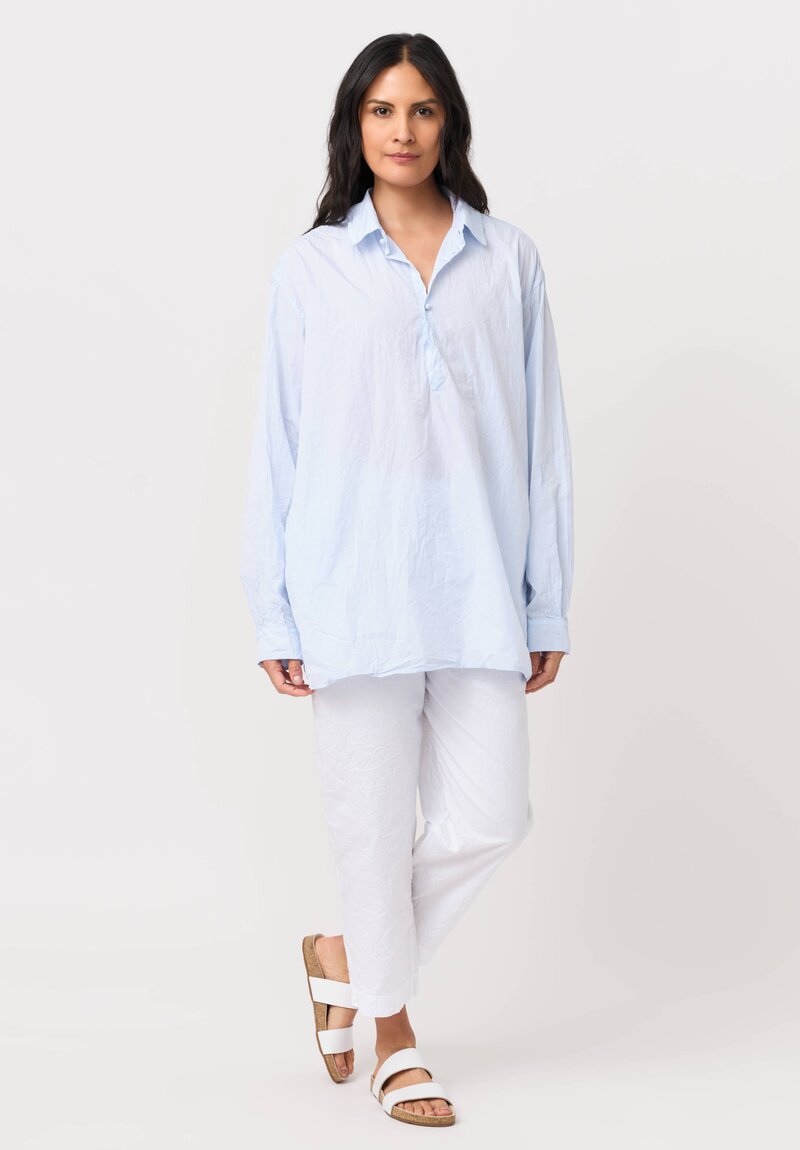 Daniela Gregis Washed Cotton Solid Fratello Uomo Shirt