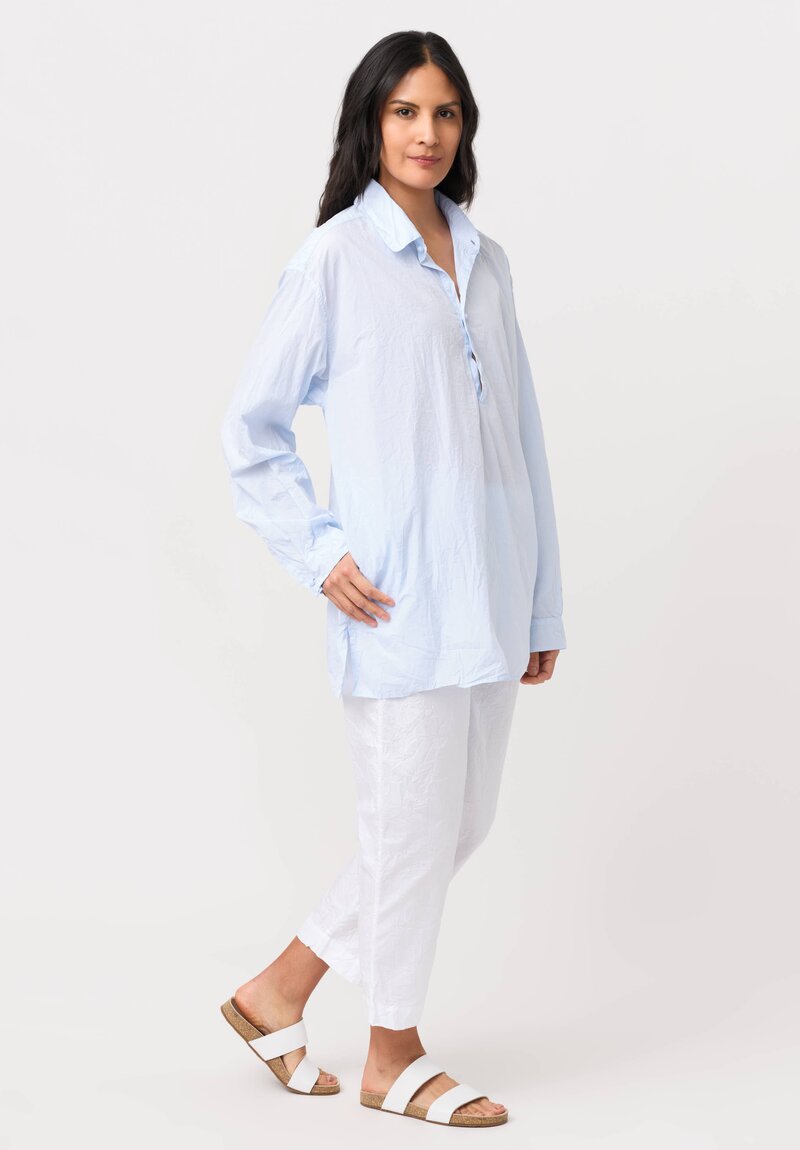 Daniela Gregis Washed Cotton Solid Fratello Uomo Shirt