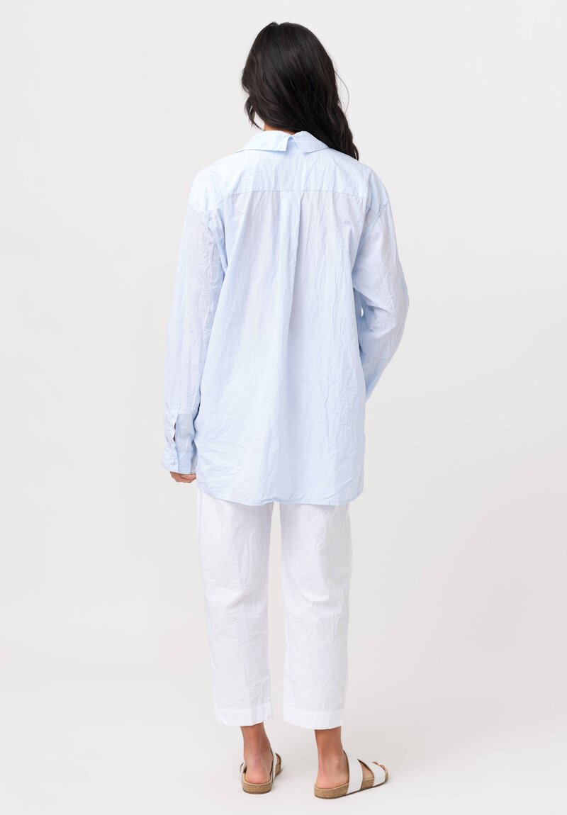 Daniela Gregis Washed Cotton Solid Fratello Uomo Shirt