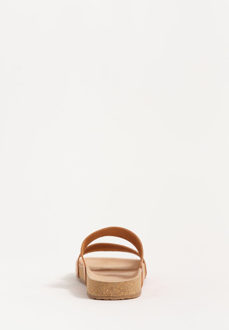 Daniela Gregis Leather Double Fascione Sandals
