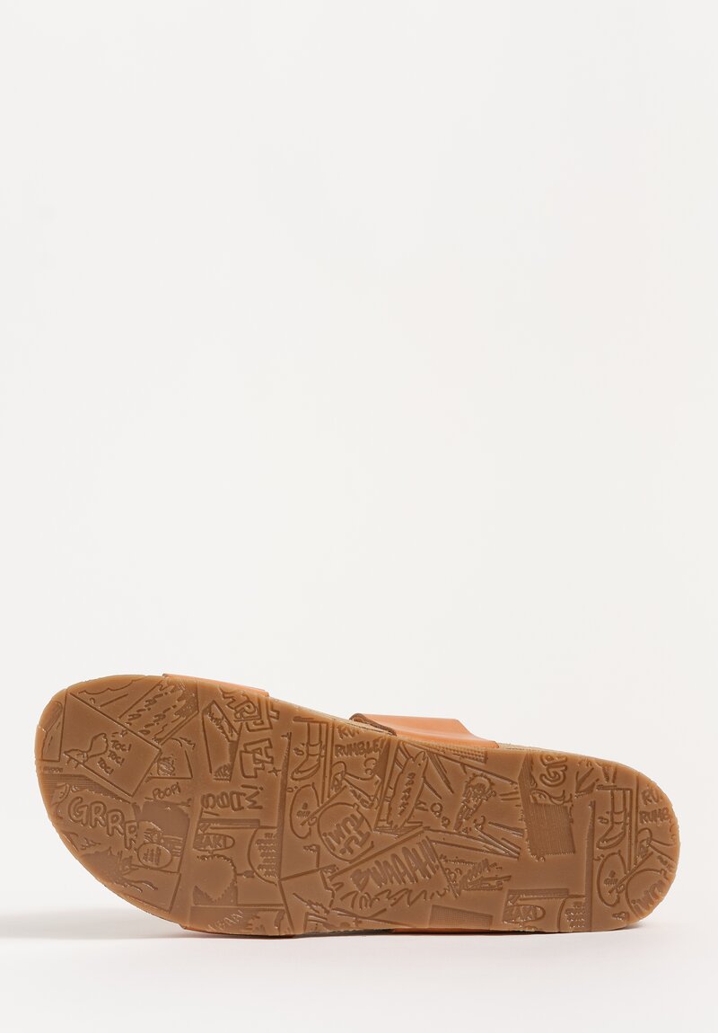 Daniela Gregis Leather Double Fascione Sandals