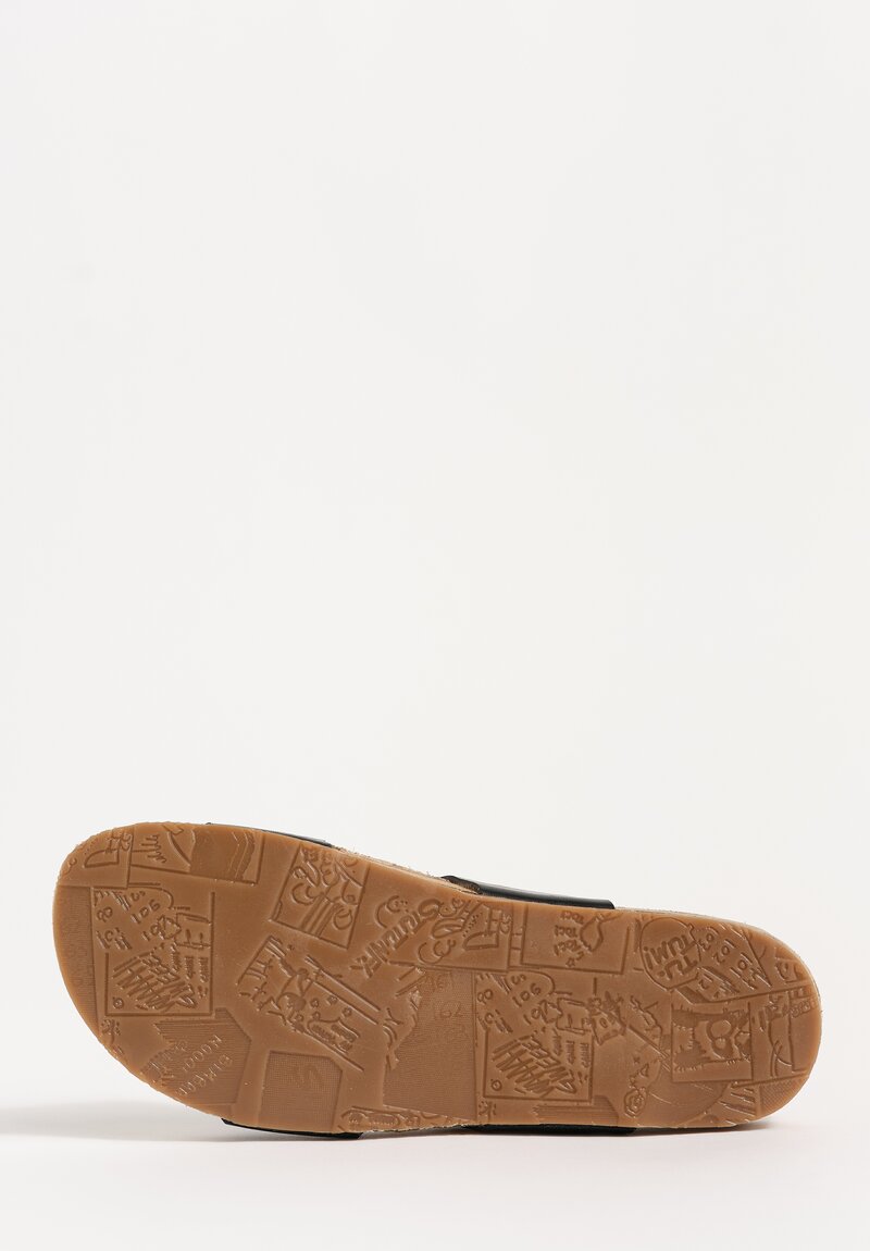 Daniela Gregis Leather Double Fascione Sandals