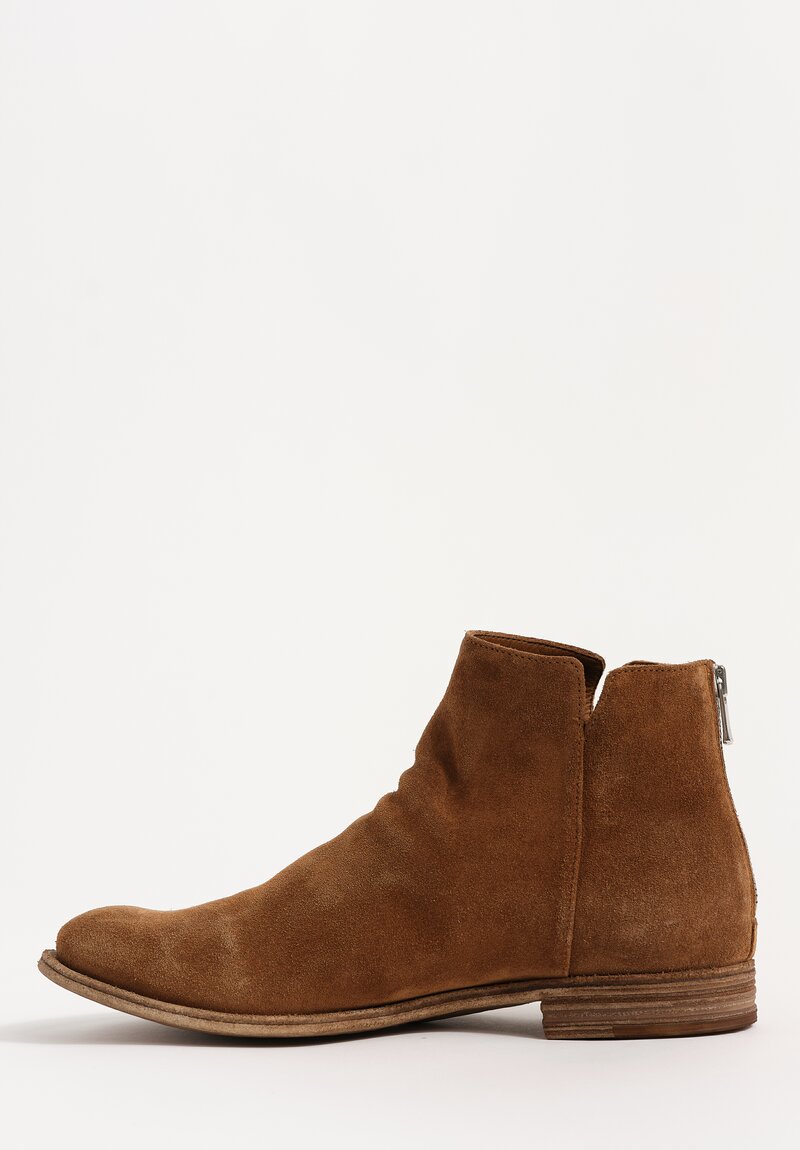 Officine Creative Cachemire Suede Lexikon Zip Up Ankle Boots