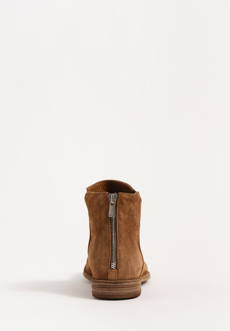 Officine Creative Cachemire Suede Lexikon Zip Up Ankle Boots
