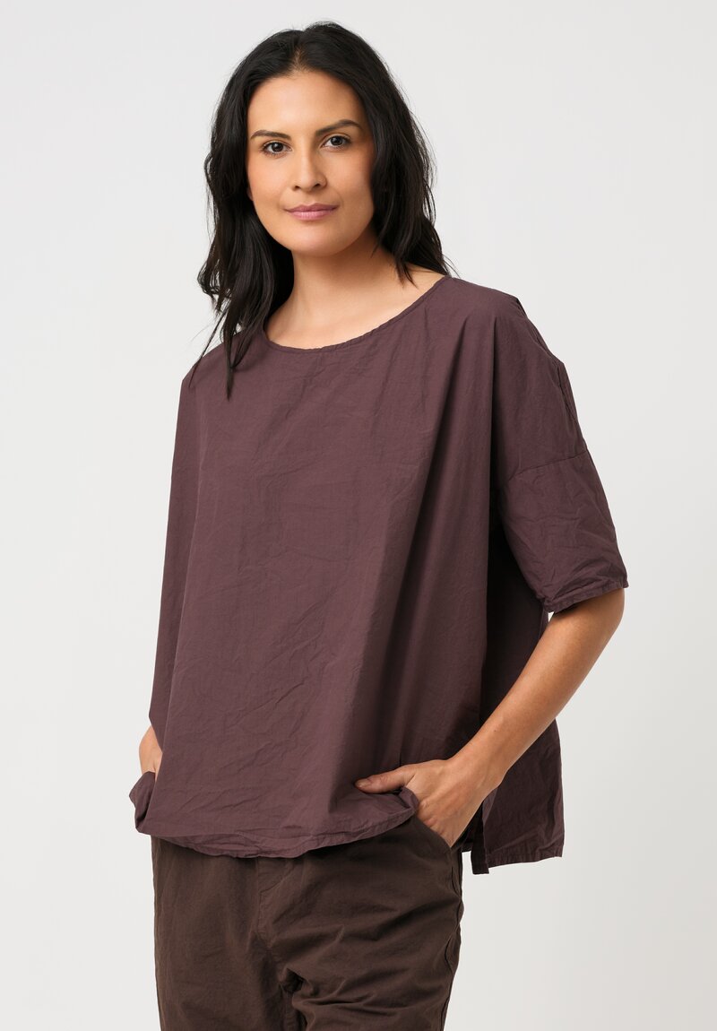 Album di Famiglia Tissue Cotton Simple T-Shirt Top