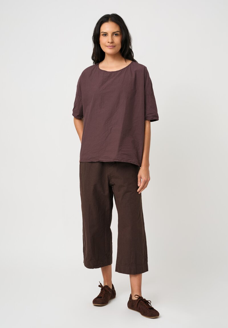 Album di Famiglia Tissue Cotton Simple T-Shirt Top