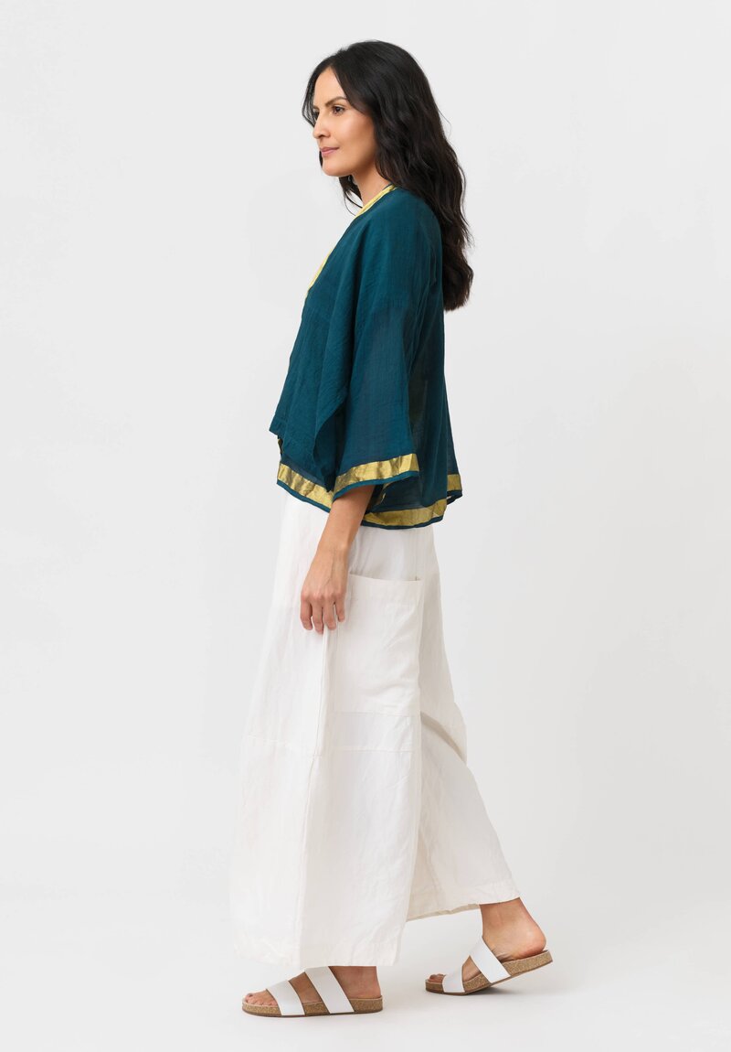 Gilda Midani Woven Cotton Layered Indra Shirt