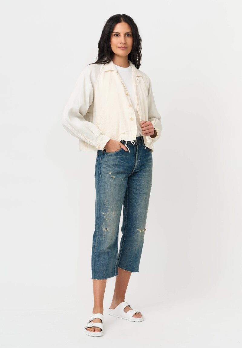 Cottle "Singin' In The Rain" Hemp & Cotton Jacket in Ecru