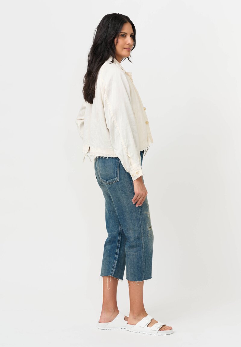 Cottle "Singin' In The Rain" Hemp & Cotton Jacket in Ecru