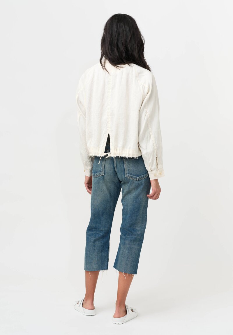 Cottle "Singin' In The Rain" Hemp & Cotton Jacket in Ecru