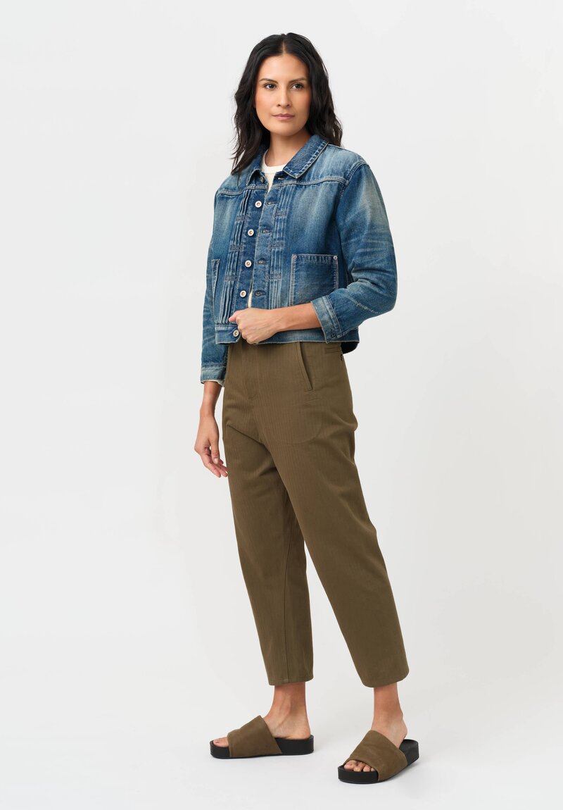 Cottle "Bingo Fushiori" C.T.L. Organic Cotton Denim Jacket in Dark Indigo