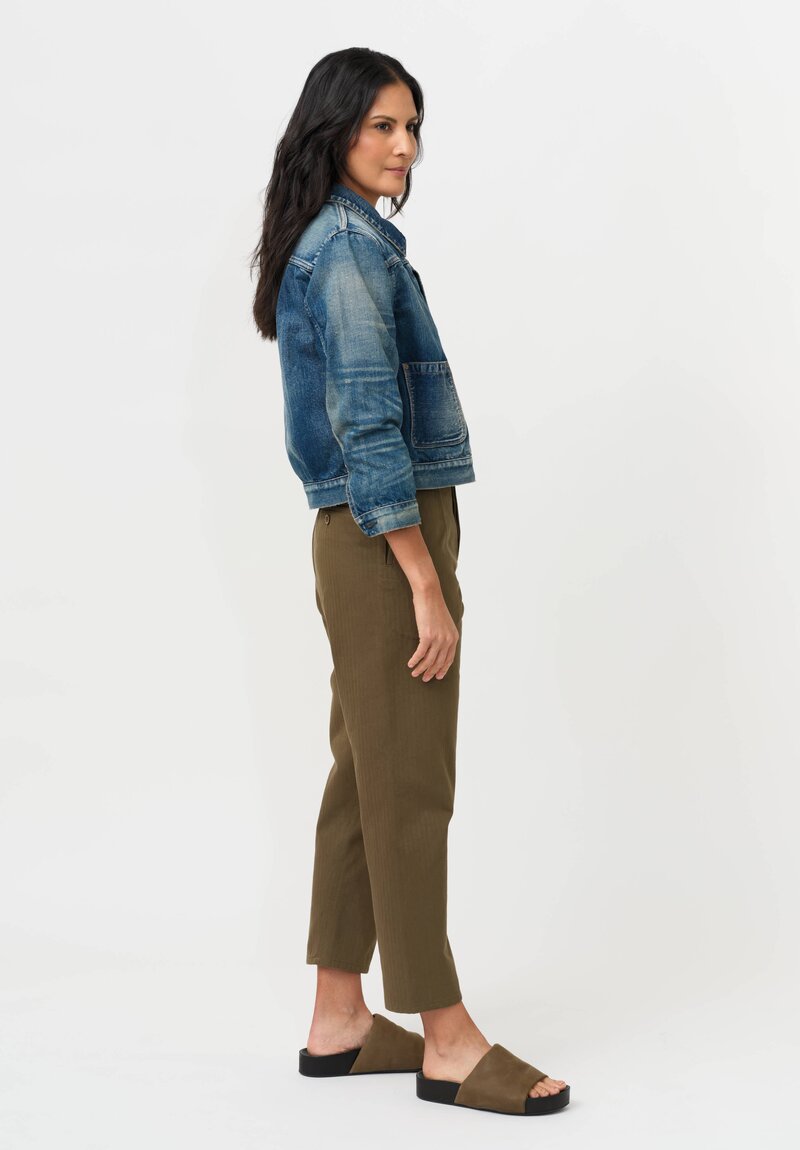 Cottle "Bingo Fushiori" C.T.L. Organic Cotton Denim Jacket in Dark Indigo