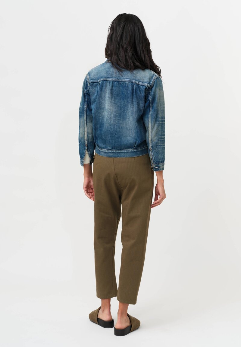 Cottle "Bingo Fushiori" C.T.L. Organic Cotton Denim Jacket in Dark Indigo