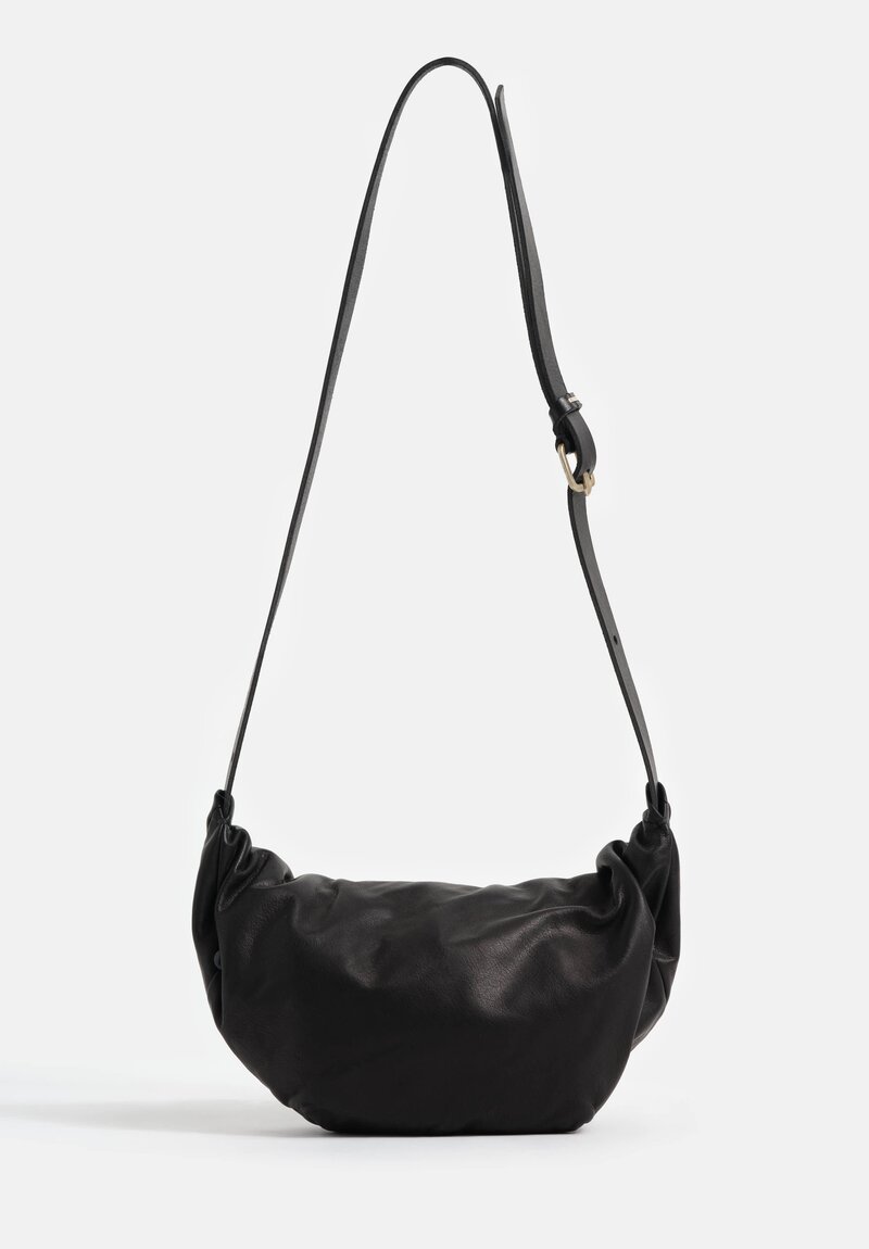m.a+ Handmade Sterling Silver Cross Belt Bag in Black