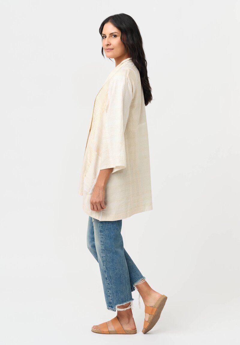 	Mieko Mintz Jaipur Kantha A-Line Jacket