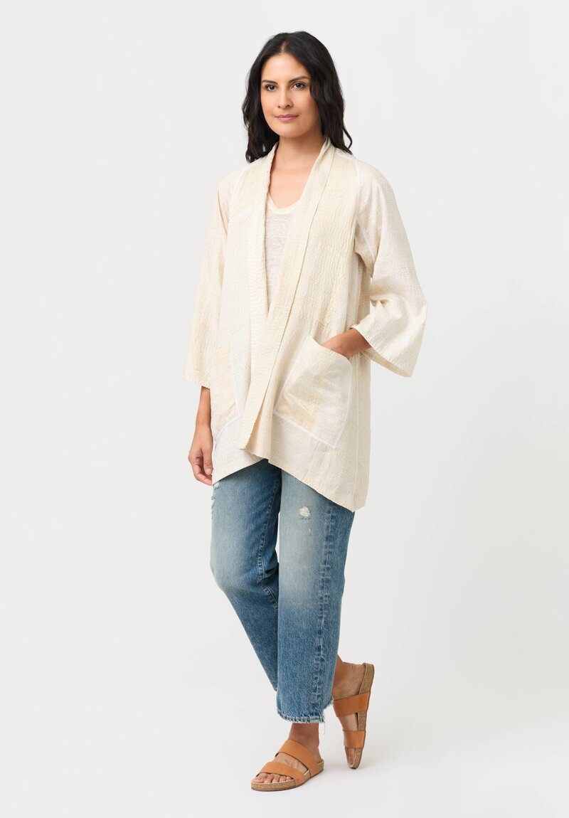 	Mieko Mintz Jaipur Kantha A-Line Jacket