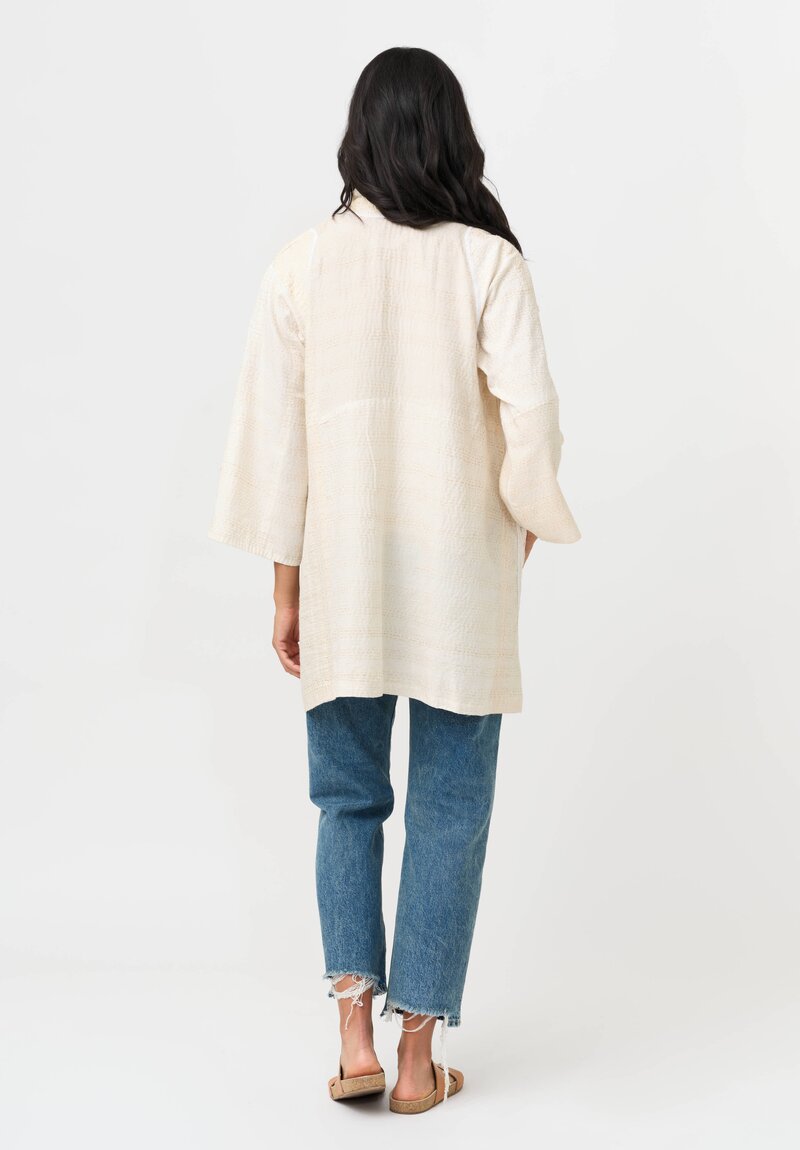 	Mieko Mintz Jaipur Kantha A-Line Jacket