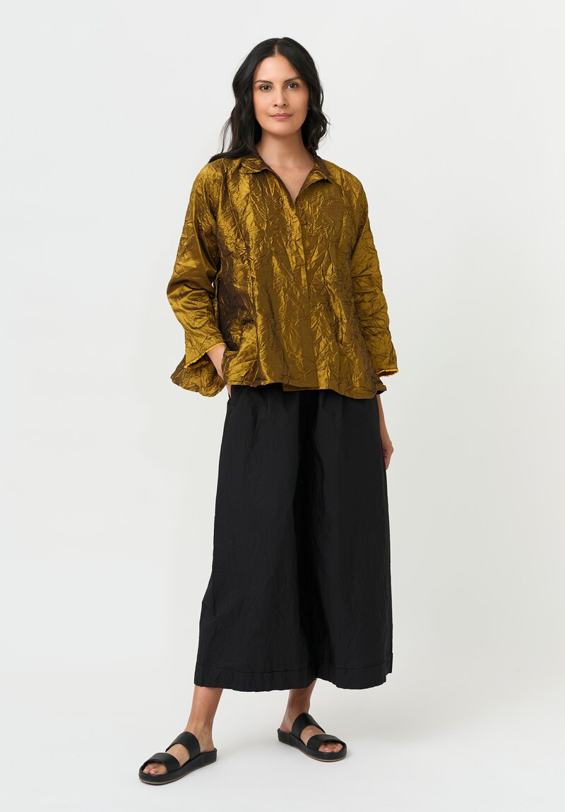 Daniela Gregis Washed Silk Spicchi Colletto Jacket