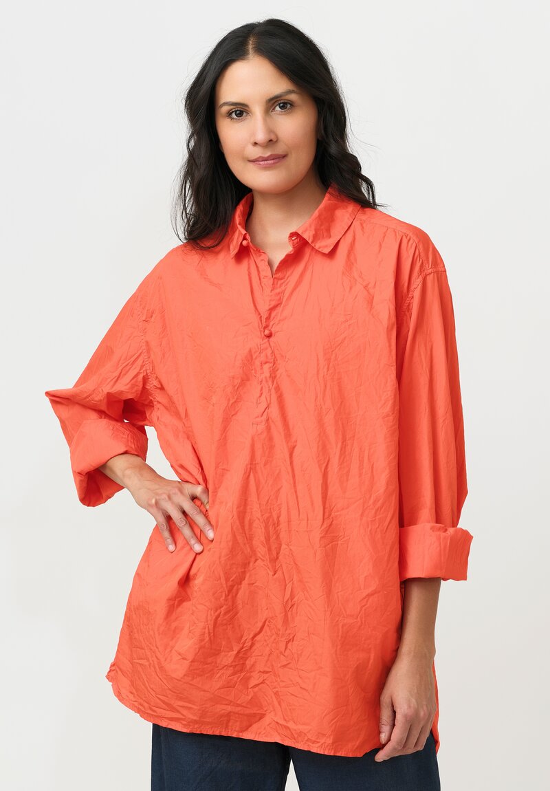 Daniela Gregis Washed Cotton Solid Fratello Uomo Shirt