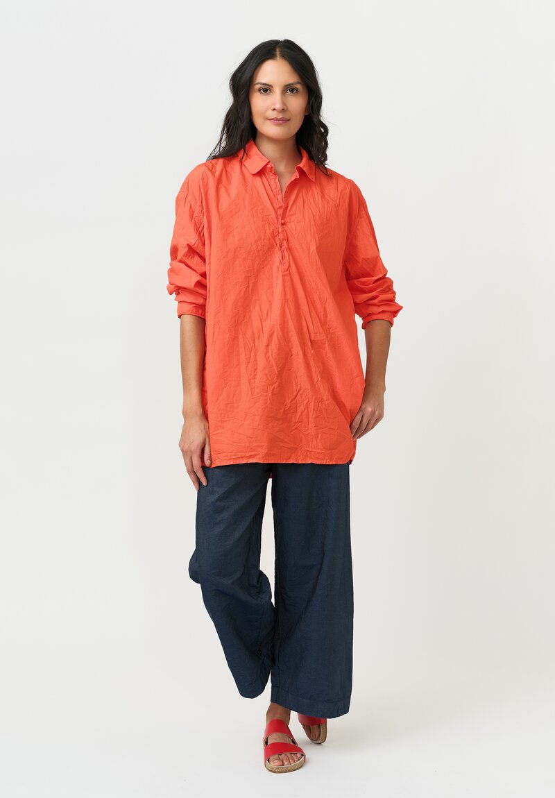 Daniela Gregis Washed Cotton Solid Fratello Uomo Shirt