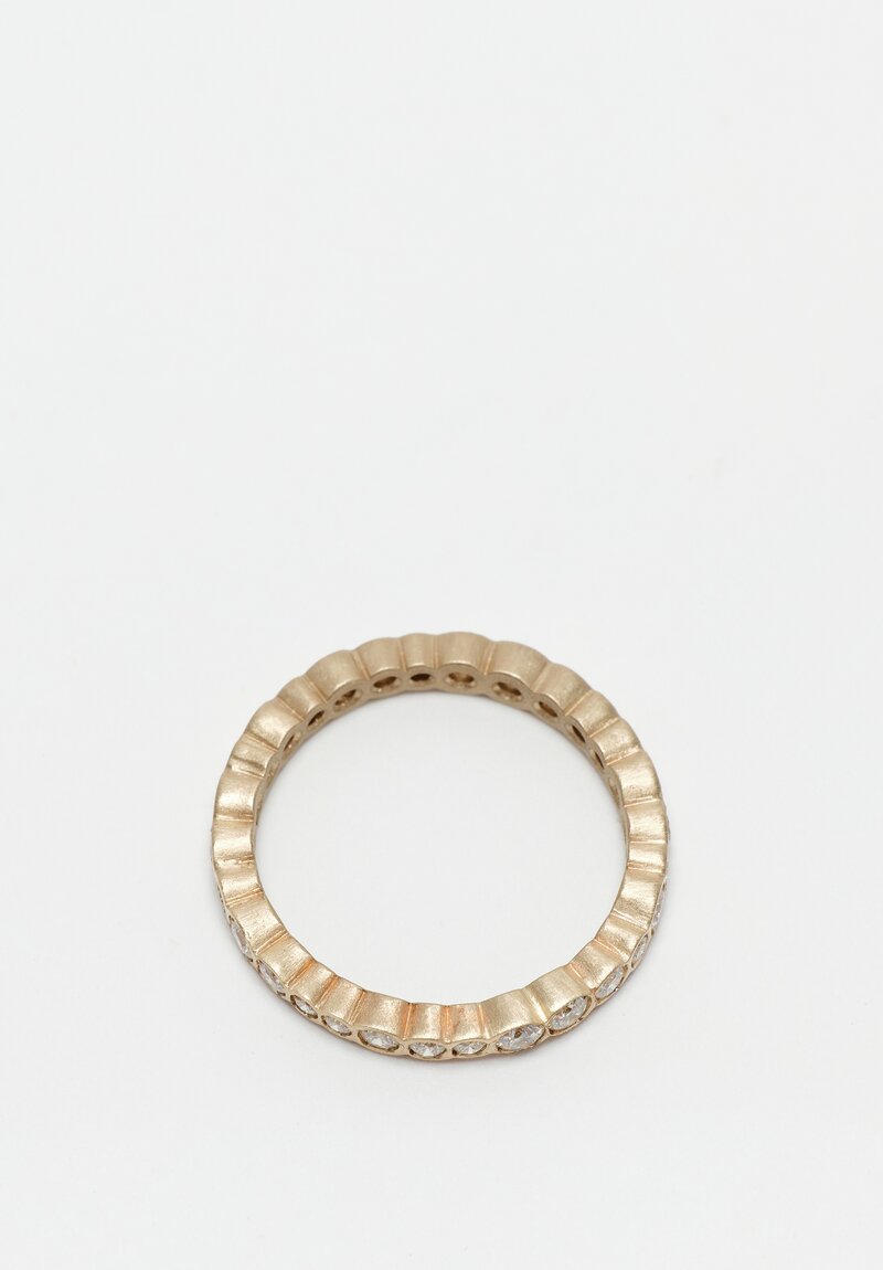 Anaconda Diamond & White Gold Eternity Ring