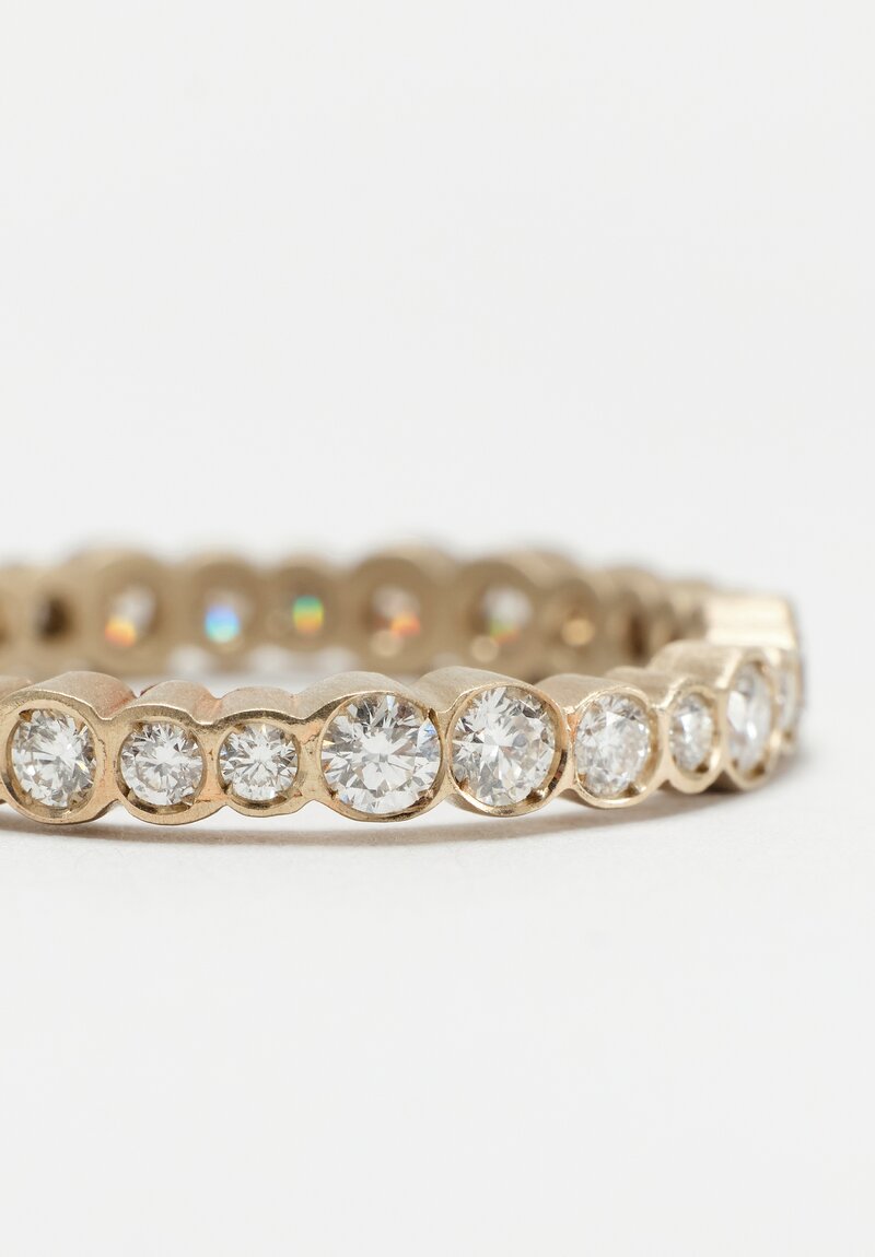 Anaconda Diamond & White Gold Eternity Ring