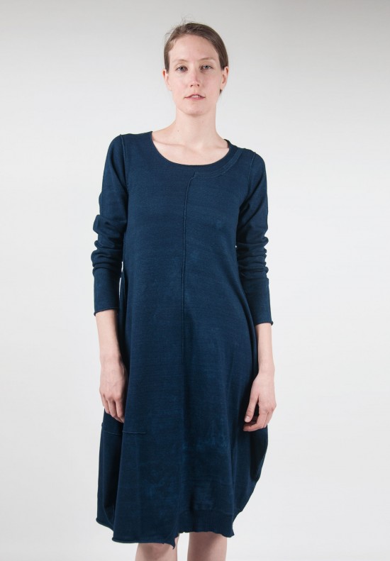 Rundholz Black Label Panel Dress in Indigo | Santa Fe Dry Goods ...