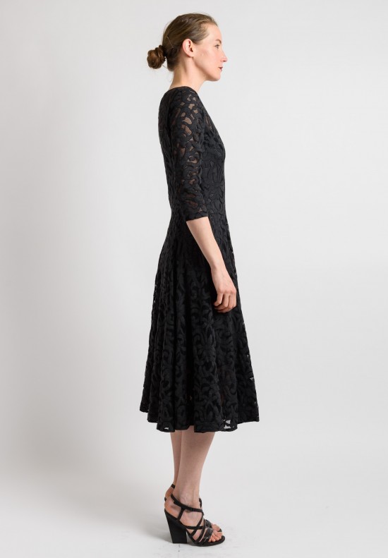 Anett Röstel Lace Dress in Black	