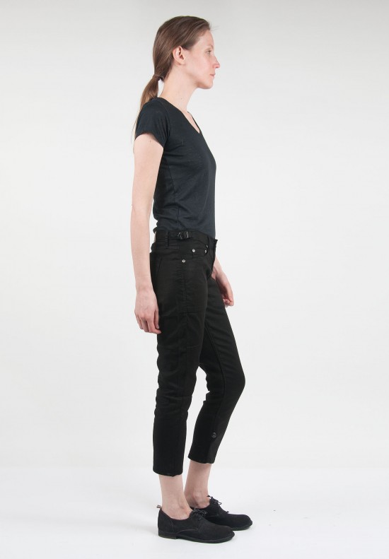 Strom Linen Blend Jean in Black