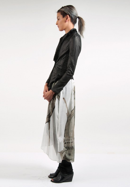 Share Spirit Sheep Leather Blazer in Black