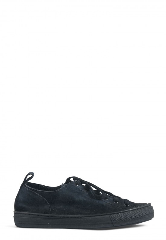 Rundholz Black Label Low Top Nubuck Sneaker in Tang | Santa Fe Dry ...