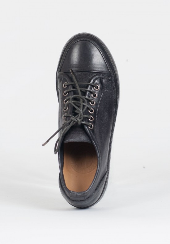 Fiorentini and Baker Lex Low Top Leather Sneaker in Anthracite