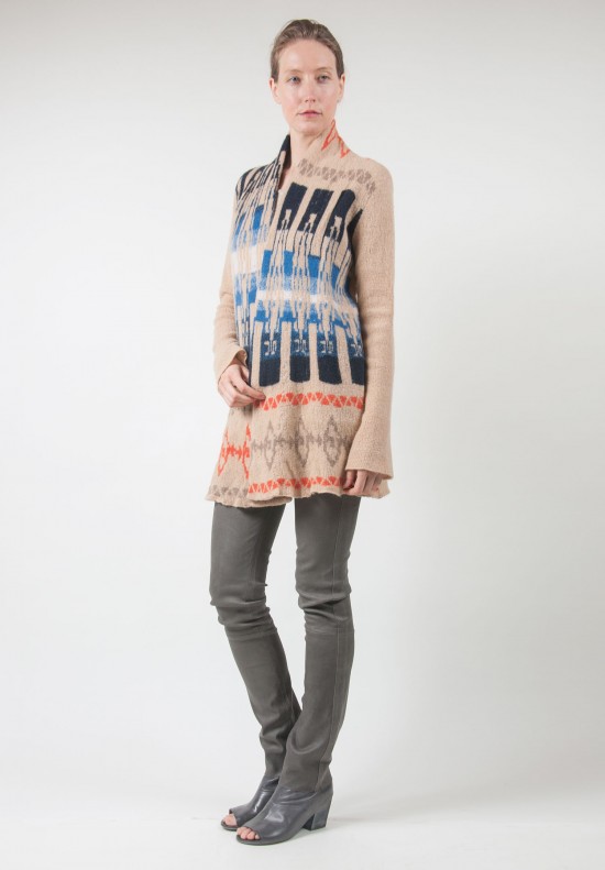 Casmari Mayan Cashmere Blazer in Sandstorm/Olympia/Furnace