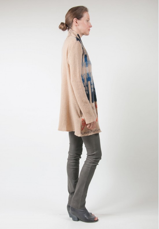 Casmari Mayan Cashmere Blazer in Sandstorm/Olympia/Furnace