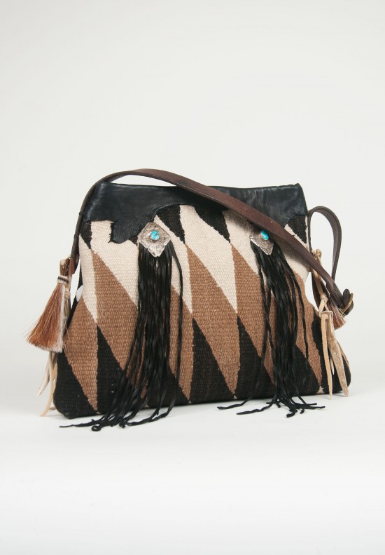 Santa Fe Scout Diamond Girl Bag in Cream and Brown | Santa Fe Dry Goods ...