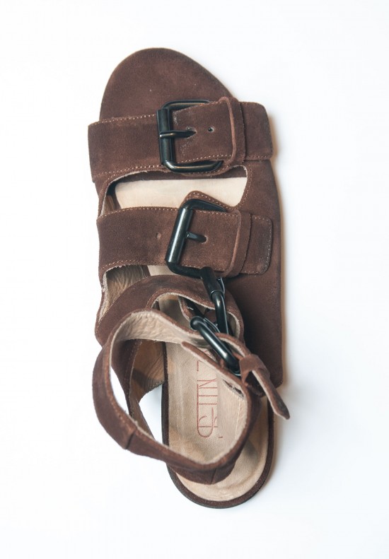 Settima Zero Gladiator Sandal Dark Brown | Santa Fe Dry Goods ...