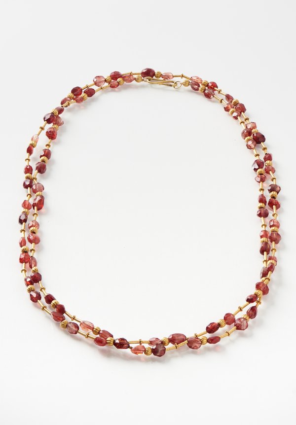 Greig Porter Tibetan Sunstone Necklace	