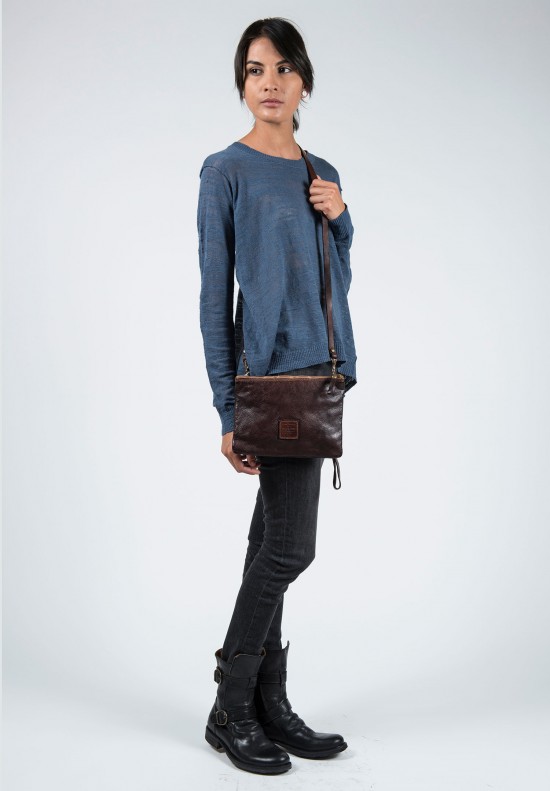 Campomaggi Cross Body Clutch Bag in Moro